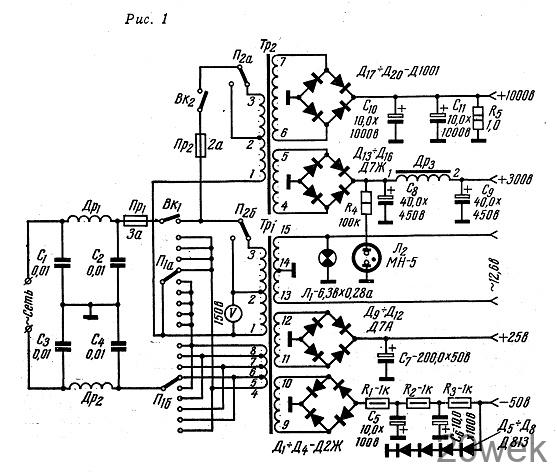 БЛОК ПИТАНИЯ КВ РАДИ0-СТАНЦИИ