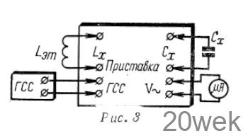 Приставка к ГСС для измерения L и С