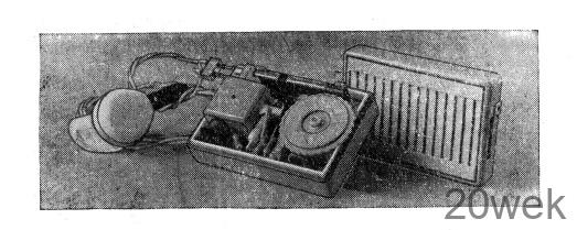 МИНИАТЮРНЫЙ ПРИЕМНИКНА ДВУХ ТРАНЗИСТОРАХ