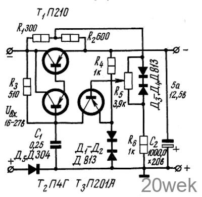 МОЩНЫЙ СТАБИЛИЗАТОР НАПРЯЖЕНИЯ