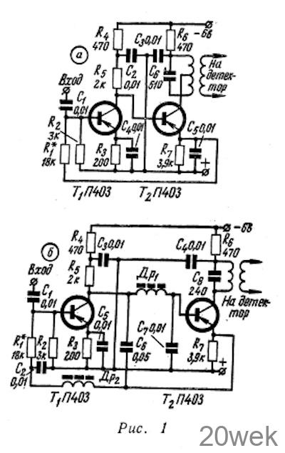 ТЕМПЕРАТУРНАЯ СТАБИЛИЗАЦИЯ КАСКОДНЫХ УСИЛИТЕЛЕЙ НА ТРАНЗИСТОРАХ