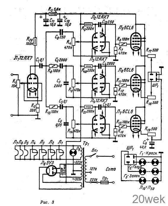 "Музыкальный" свет на елке