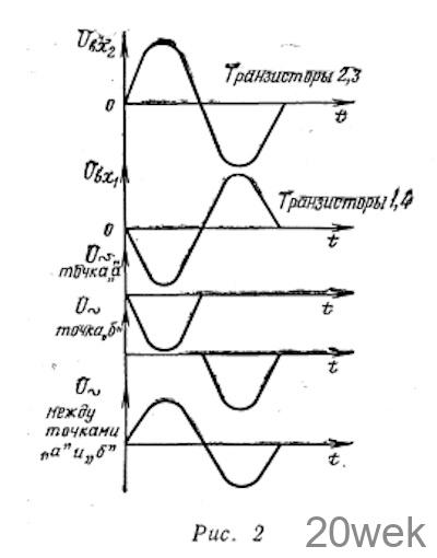 МОСТОВЫЕ УСИЛИТЕЛИ НЧ НА ТРАНЗИСТОРАХ
