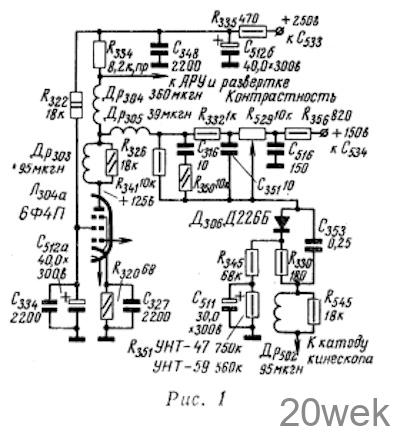 МОДЕРНИЗАЦИЯ ТЕЛЕВИЗОРОВ УНТ-47 и УНТ-59