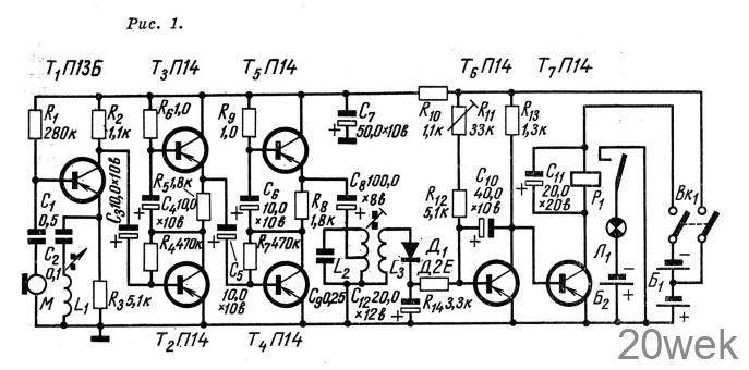 ТРАНЗИСТОРНЫЙ СИГНАЛИЗАТОР РОЕНИЯ ПЧЕЛ