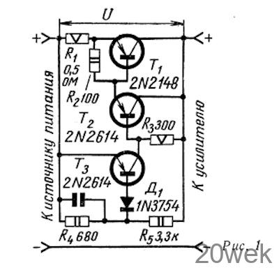 Защита выходных каскадов транзисторных усилителей от перегрузки