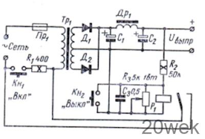Устройство для защиты выпрямителя от перегрузок