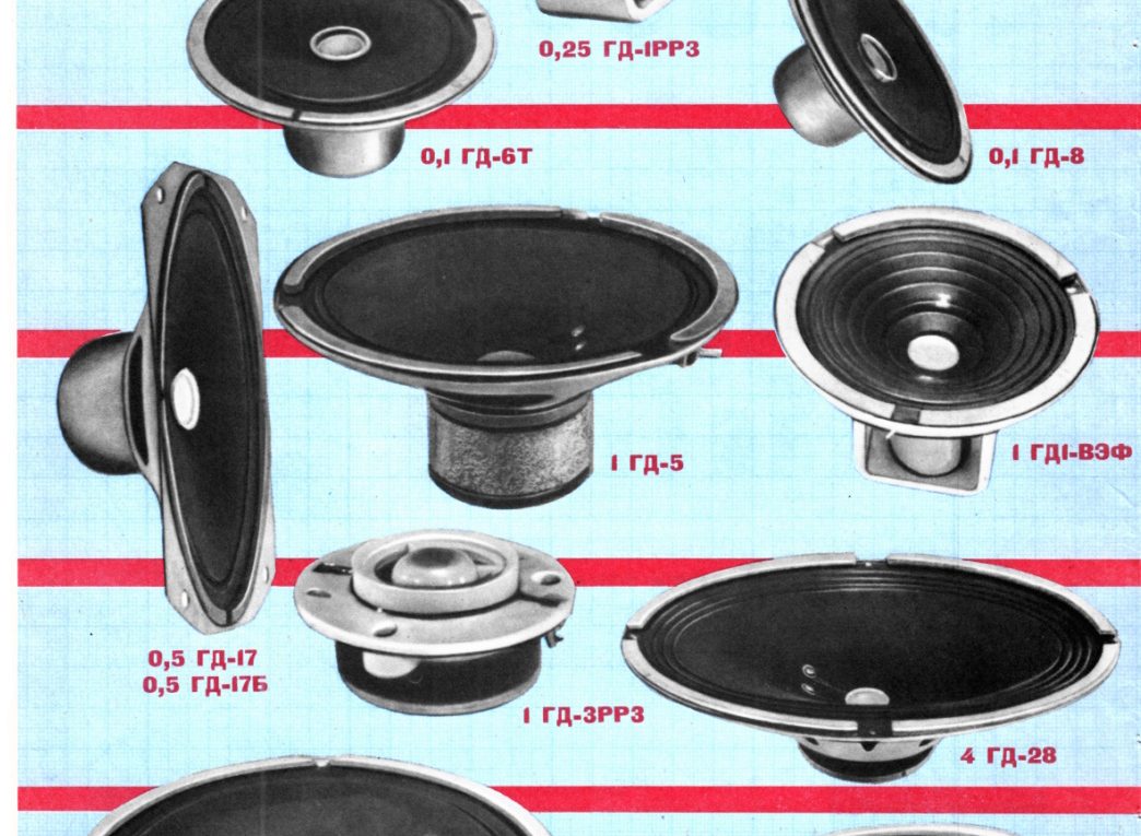 ГРОМКОГОВОРИТЕЛИ ДИНАМИЧЕСКИЕ ДИФФУЗОРНЫЕ