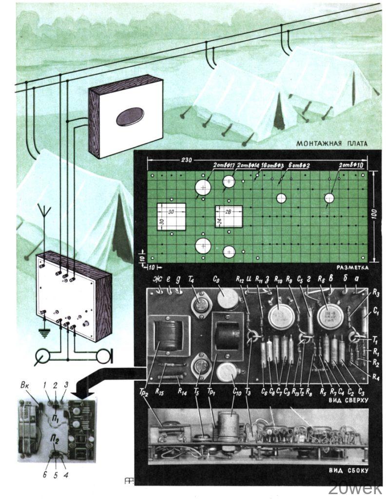 Радиоузел туриста